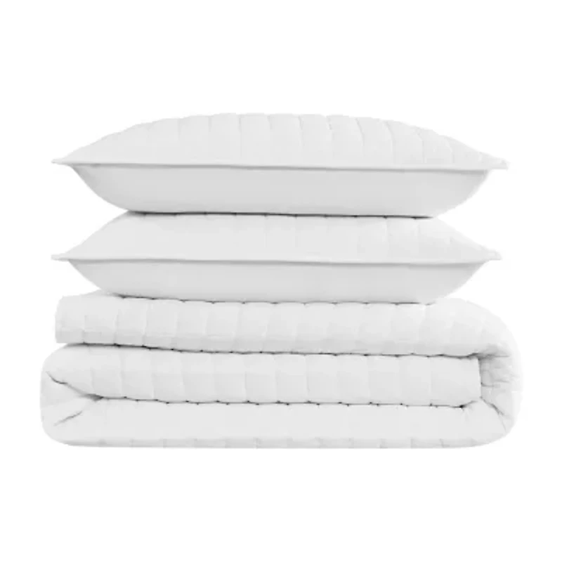 Brooklyn Loom Flax Linen 3-pc. Quilt Set