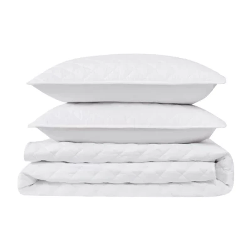 Cannon Solid Percale Quilt Set