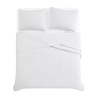 Cannon Solid Percale Quilt Set