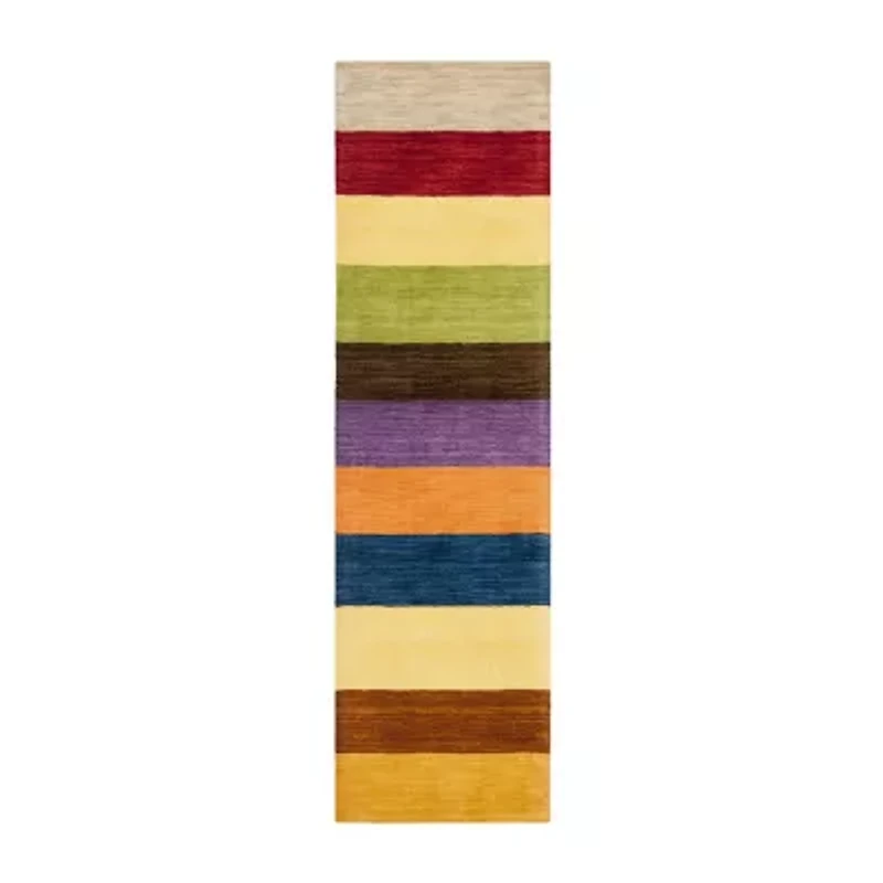 Safavieh Himalaya Collection Jessalyn Striped Runner Rug