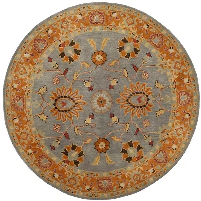 Safavieh Heritage Collection Vithya Oriental Round Area Rug