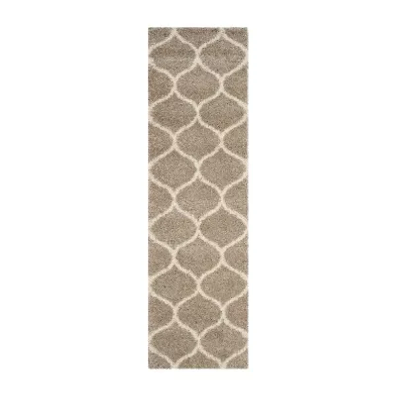 Safavieh Hudson Shag Collection Maria Geometric Runner Rug