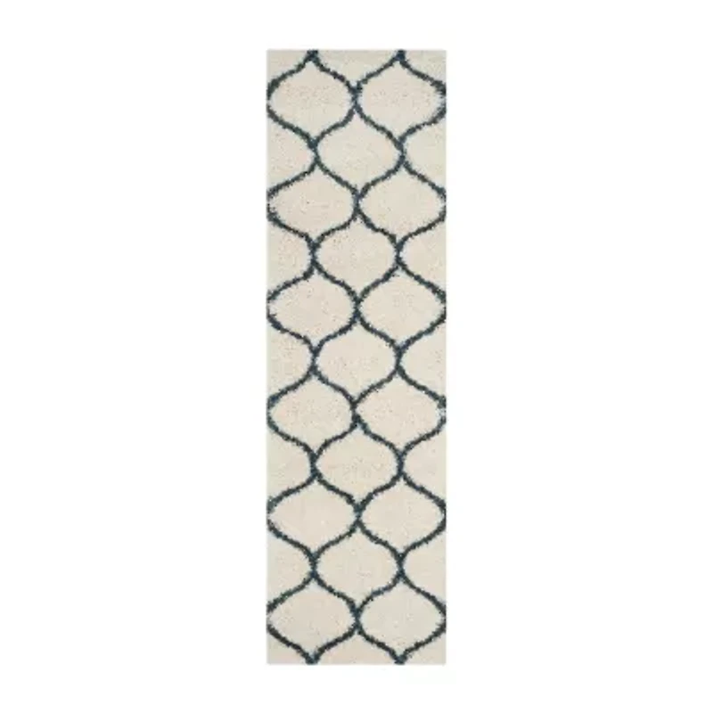Safavieh Hudson Shag Collection Maria Geometric Runner Rug