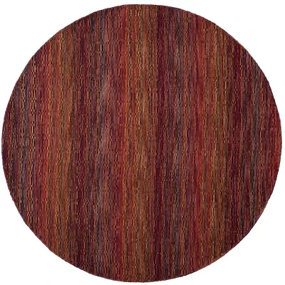 Safavieh Himalaya Collection Lysette Striped Round Area Rug