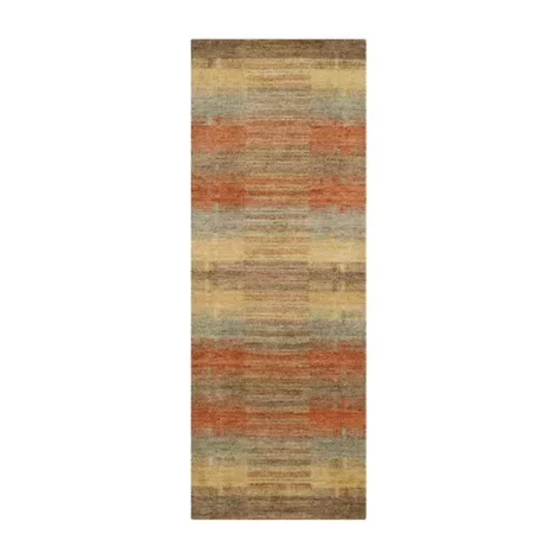 Safavieh Himalaya Collection Garnet Geometric Runner Rug