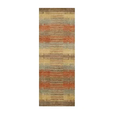 Safavieh Himalaya Collection Garnet Geometric Runner Rug