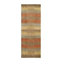 Safavieh Himalaya Collection Garnet Geometric Runner Rug