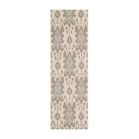 Safavieh Courtyard Collection Jerrod Floral Indoor/Outdoor Runner Rug