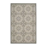 Safavieh Courtyard Collection Jesper Floral Indoor/Outdoor Area Rug