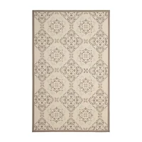 Safavieh Courtyard Collection Jesper Floral Indoor/Outdoor Area Rug