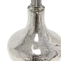All the Rages Lalia Home Paseo With White Fabric Shade Glass Table Lamp