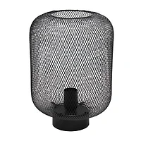 All the Rages Simple Designs Mesh Industrial Metal Table Lamp