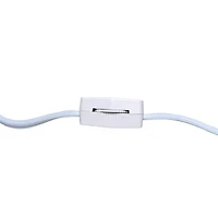 All the Rages Simple Designs Round Black Concrete Table Lamp