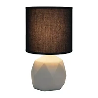 All the Rages Simple Designs Geometric Concrete Table Lamp