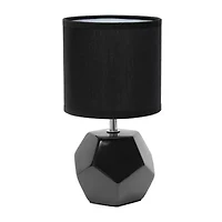 Simple Designs Round Prism Mini Table Lamp