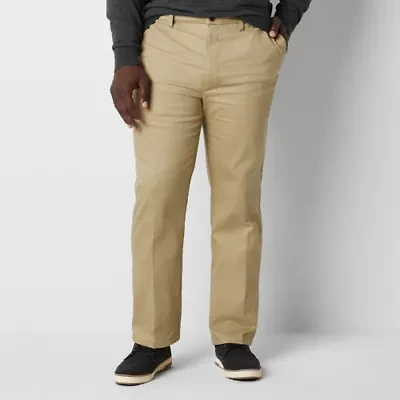 St. John's Bay Universal Easy Care Extender Mens Classic Fit Big and Tall Flat Front Pant