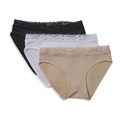 Maidenform Little & Big Kid Girls 3 Pack Seamless Hipster Panty R30031j-As1