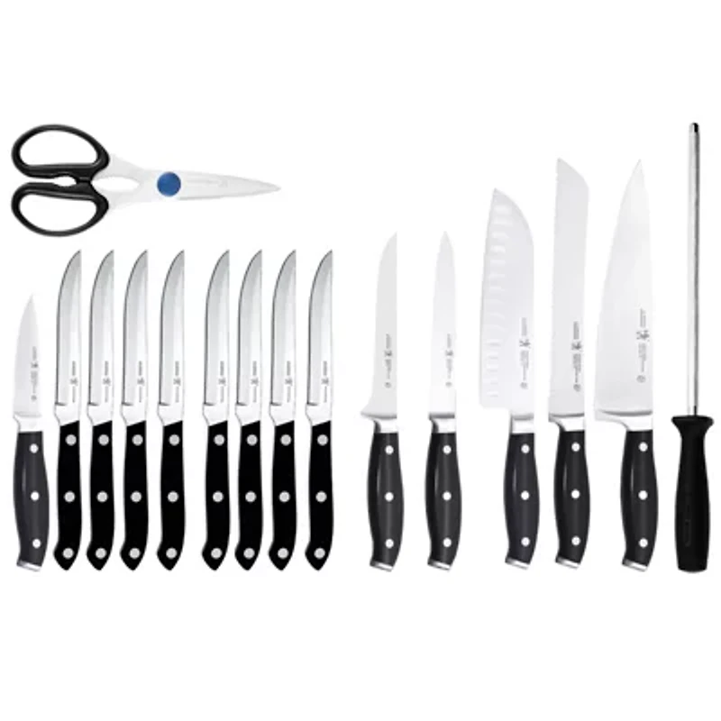 Henckels International Forged Premio 17-pc. Knife Block Set