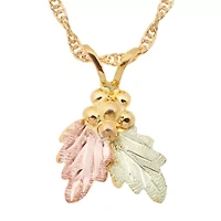 Landstroms Black Hills Gold 10K Gold Pendant Necklace