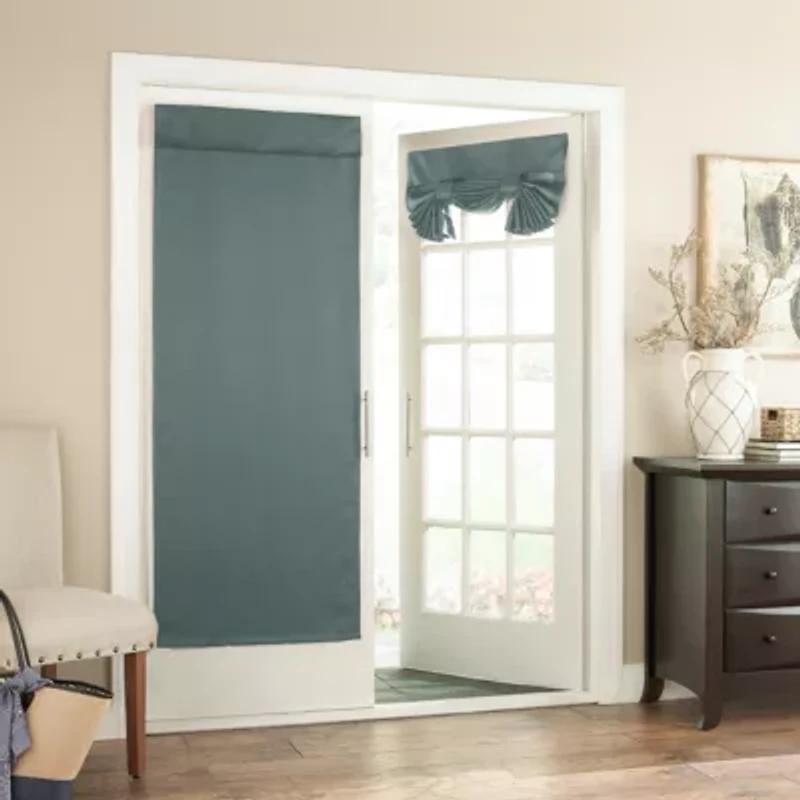Eclipse Tricia Door Panel Single Rod Pocket Curtain