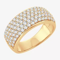 (H-I / I1) Womens 1 1/2 CT. T.W. Lab Grown White Diamond 10K Gold Anniversary Band