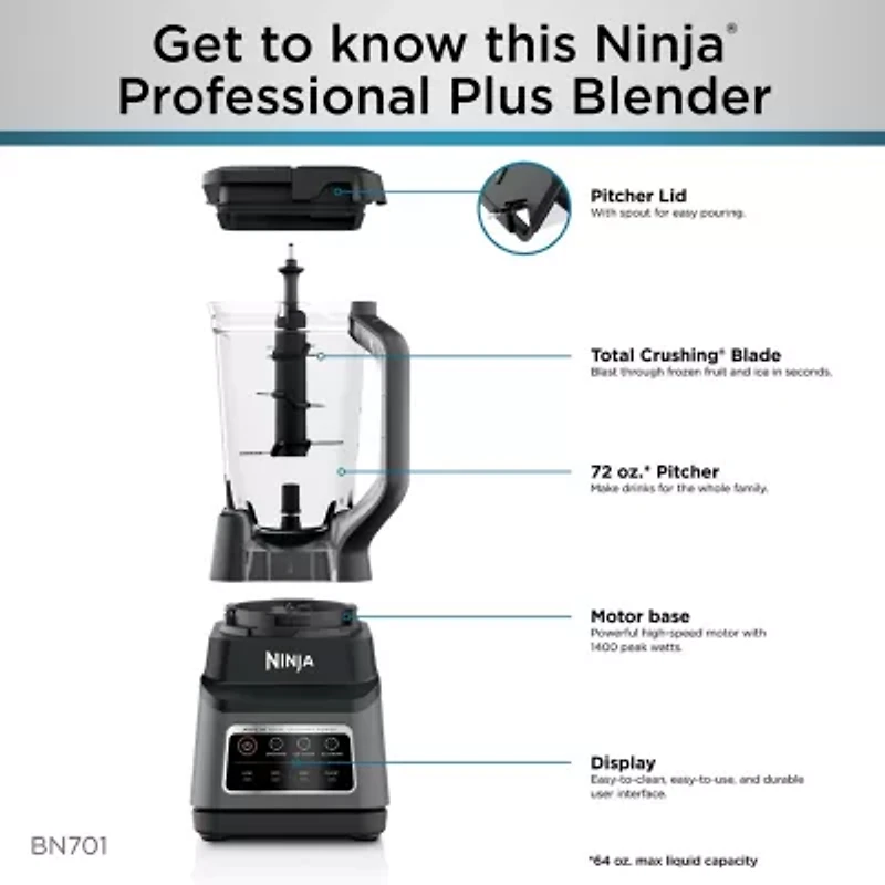 Ninja Professional Plus Blender DUO with Auto-iQ