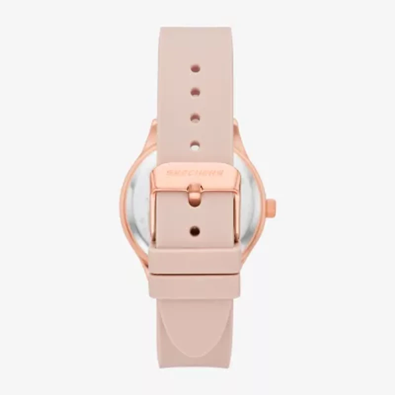 Skechers Womens Pink Strap Watch Sr6252