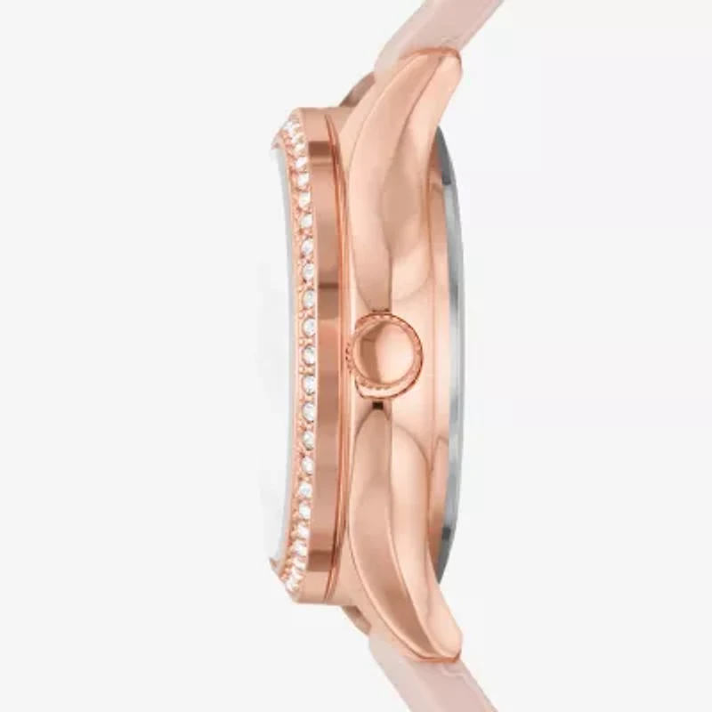 Skechers Womens Pink Strap Watch Sr6252