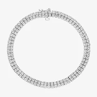 Effy Final Call Womens 1/2 CT. T.W. Natural White Diamond Sterling Silver 7 Inch Tennis Bracelet