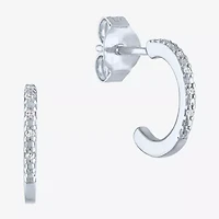 Womens Diamond Accent Natural White Diamond Sterling Silver 3 Pair Earring Set