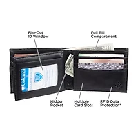 Columbia Mens Extra Capacity Rfid Blocking Bifold Wallet