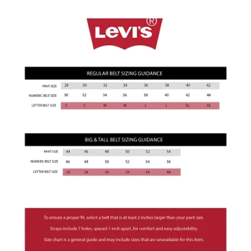 Levi's® Roller Buckle Mens Belt