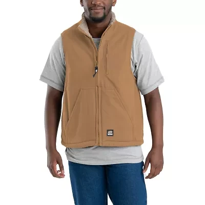 Berne Canyon Sherpa Lined Mens Fleece Heavyweight Big and Tall Vest
