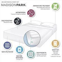 Madison Park 3M Moisture Management Deep Pocket Sheet Set