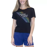 PSK Collective Womens Crew Neck Short Sleeve Graphic T-Shirt