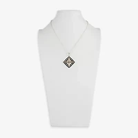 Mixit Womens Cross 18 Inch Pendant Necklace