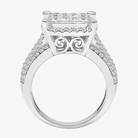 Womens 2 CT. T.W. Natural White Diamond 10K Gold Engagement Ring