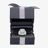 (I / I1) Womens 4 CT. T.W. Lab Grown White Diamond 10K or 14K Gold Cushion Halo Engagement Ring