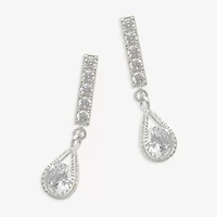 Mixit Womens Cubic Zirconia Hypoallergenic Drop Earrings