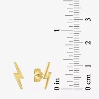 Diamond Addiction Diamond-Accent Natural Diamond 14K Gold Over SIlver or Sterling SIlver LIghtning Bolt Moon Star 3 Pair Earring Set