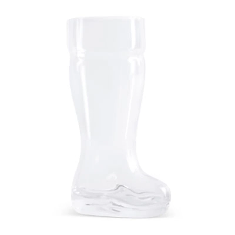 Five Oak Glass Beer Boot Mug