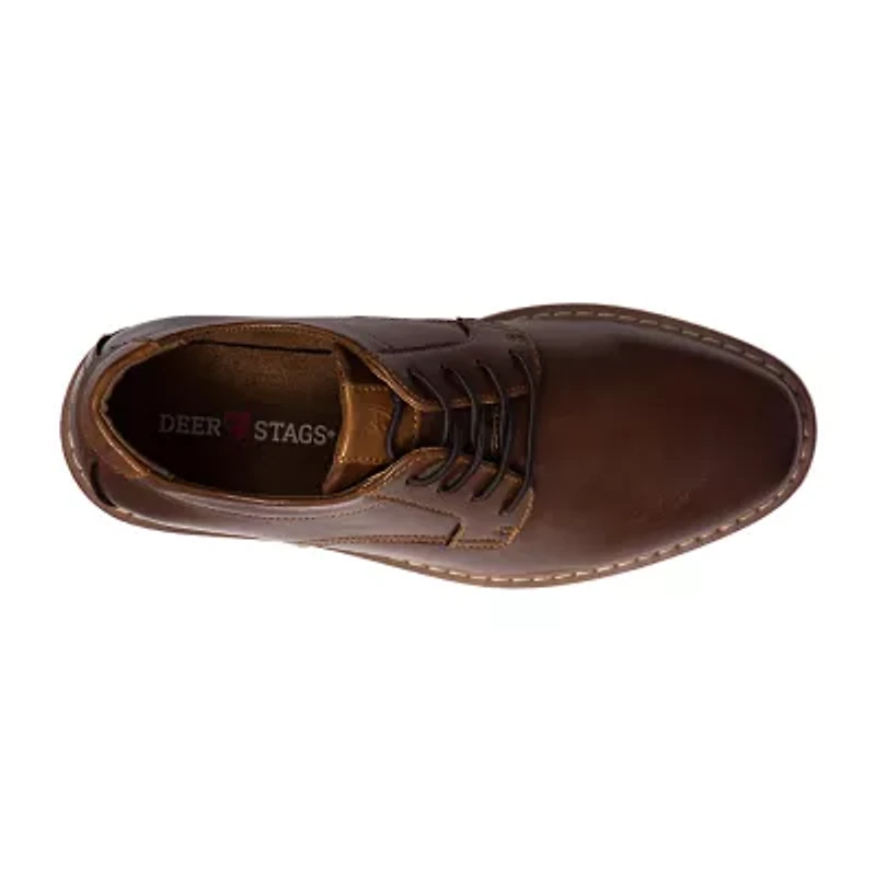 Deer Stags Marco Jr Little & Big Kid Boys Round Closed Toe Oxford Shoes