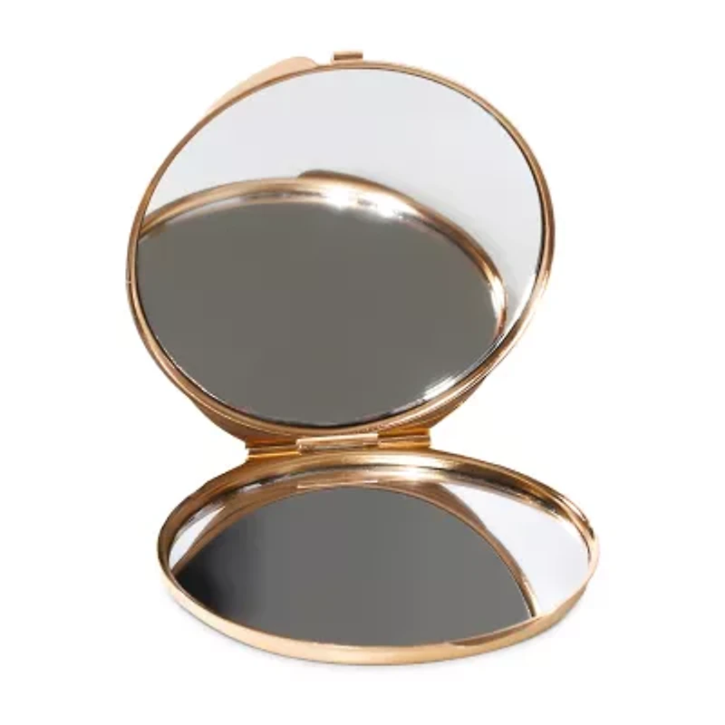 Pink Sky Monogrammed Compact Mirror