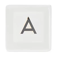 Pink Sky Monogrammed Trinket Tray