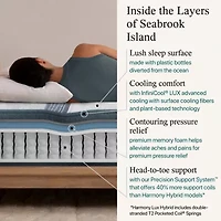 Beautyrest Harmony Lux Hybrid Seabrook Island 13" Firm Tight Top - Mattress Only