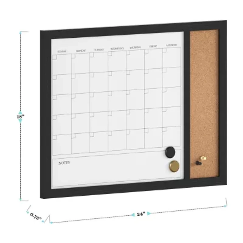 Martha Stewart 24x18 Wall Calendar/Cork Board