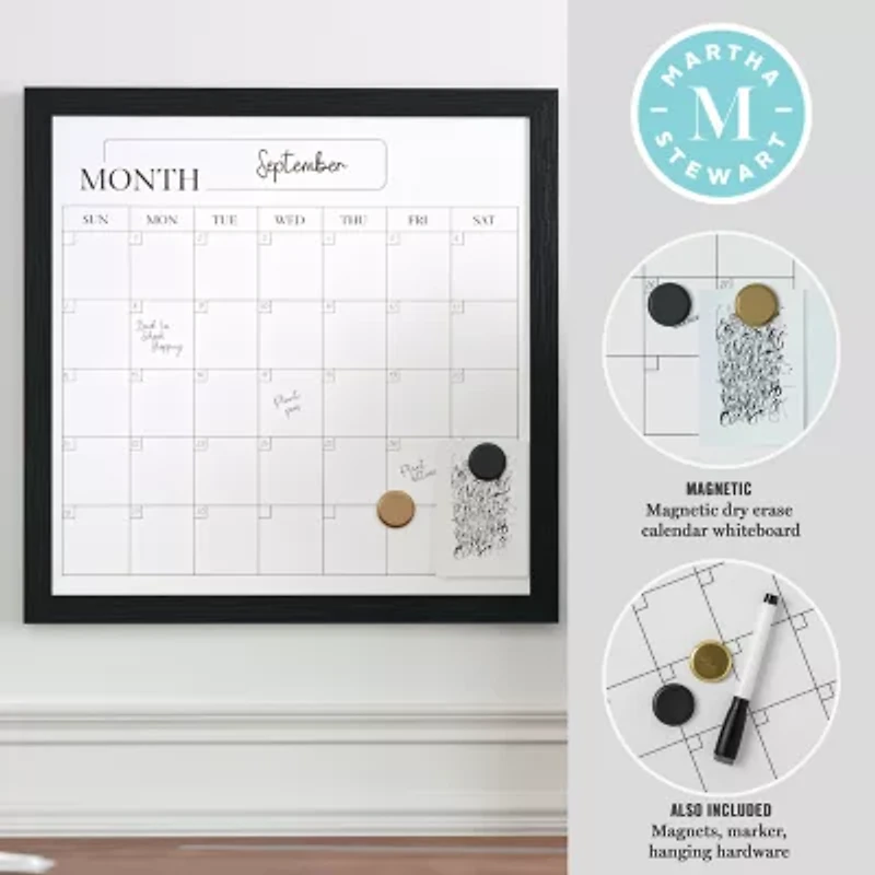 Martha Stewart 18x18 Inch Dry Erase Wall Calendar