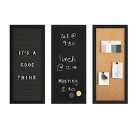Martha Stewart Chalk/Cork/Letter Board Set