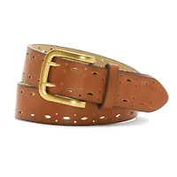a.n.a Double Prong Edge Perforated Womens Belt