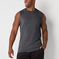Xersion Cotton Mens Crew Neck Sleeveless Big and Tall Muscle T-Shirt